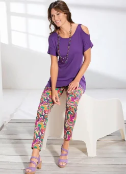 Online BADER Raffiniert gestyltes Shirt in 2 Farben LILA