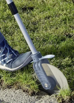 New BADER Rasenkanten-Roller SILBER