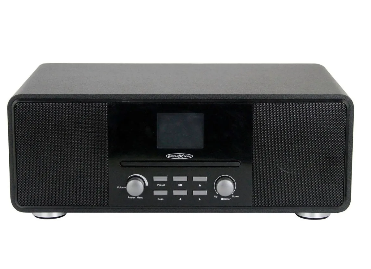 Hot Reflexion HRA19DAB Stereoanlage mit DAB+ Radio SCHWARZ
