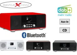 Online Reflexion HRA19DAB Stereoanlage mit DAB+ Radio ROT