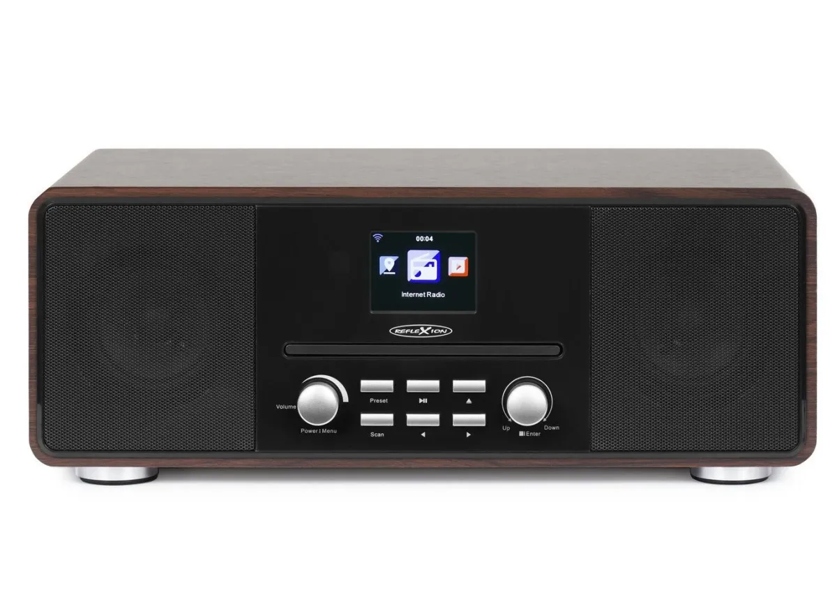 Hot Reflexion HRA19INT Stereoanlage mit Internet-Radio BRAUN