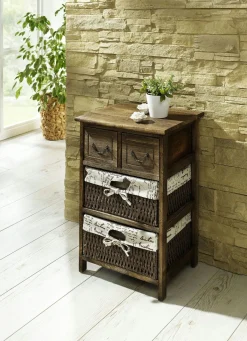Discount BADER Regal mit Vintage-Oberfläche BRAUN