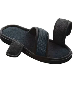 Outlet BADER Relax-Cross Slipper mit Memory-Schaum SCHWARZ