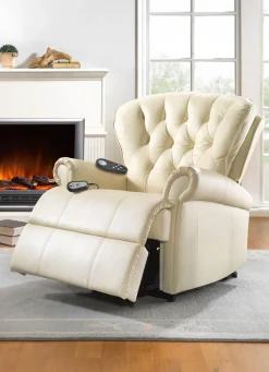 Outlet BADER Relax-Sessel für Entspannung erster Klasse CREME