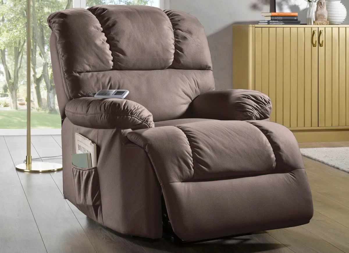 New BADER Relaxsessel mit komfortabler Kippfunktion BRAUN