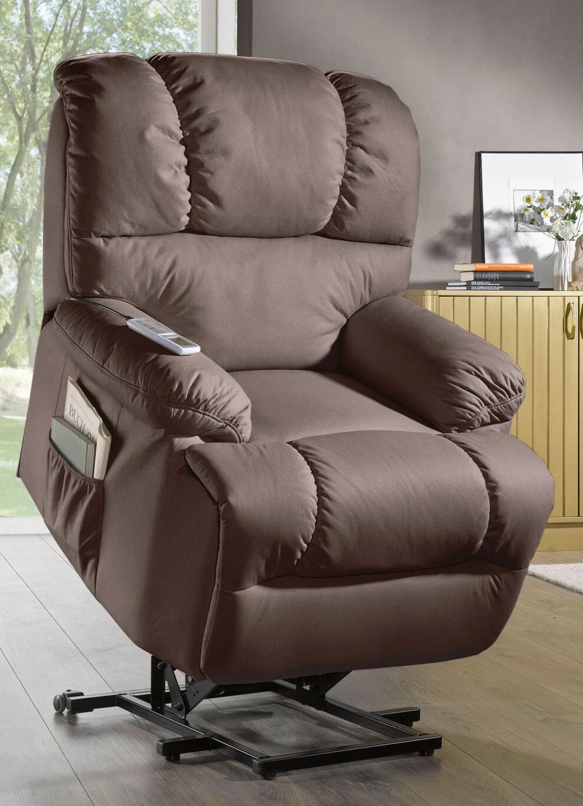 New BADER Relaxsessel mit komfortabler Kippfunktion BRAUN