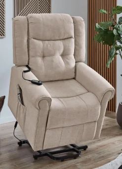 Discount BADER Relaxsessel mit Motor und Aufstehhilfe creme