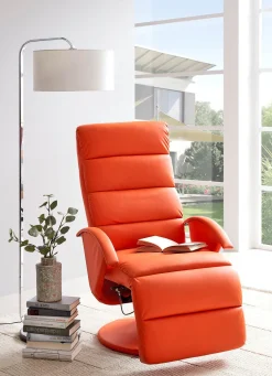 Best BADER Relax-Sessel mit stabilem Metallrahmen ORANGE