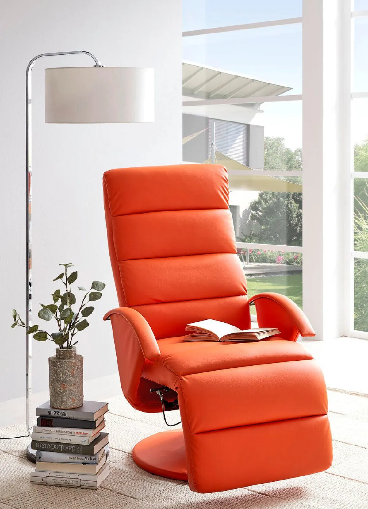 Best BADER Relax-Sessel mit stabilem Metallrahmen ORANGE