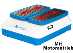 Discount BADER Relaxvital Beintrainer bringt Beine und Kreislauf in Schwung WEISS-BLAU