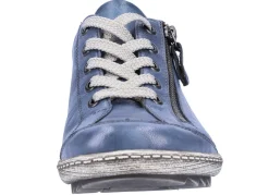 Hot Remonte , bequeme Damen-Sneaker, Weite G, mit herausnehmbarem Fußbett BLAU