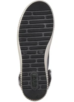 Remonte , gefütterte Damen-Boots, Winterschuhe, Weite G, mit herausnehmbarem Fußbett JEANS