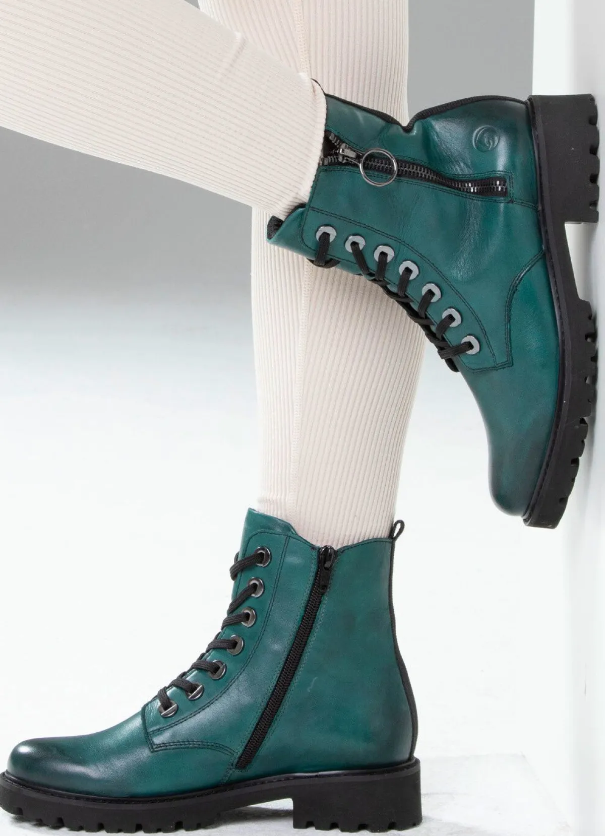 Online Remonte , modische Damen-Stiefeletten, Winterschuhe, Weite G, mit herausnehmbarem Fußbett PETROL