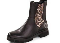 Online Remonte , modische Damen-Stiefeletten, Winterschuhe, Weite G, mit Reißverschluss SCHWARZ-BRAUN