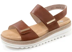Remonte , schicke Damen-Sandalen, mit herausnehmbarem Fußbett BRAUN