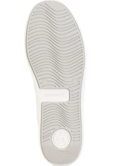 Remonte Sneaker mit verspieltem Blüten-Druck WEISS-BRONZE