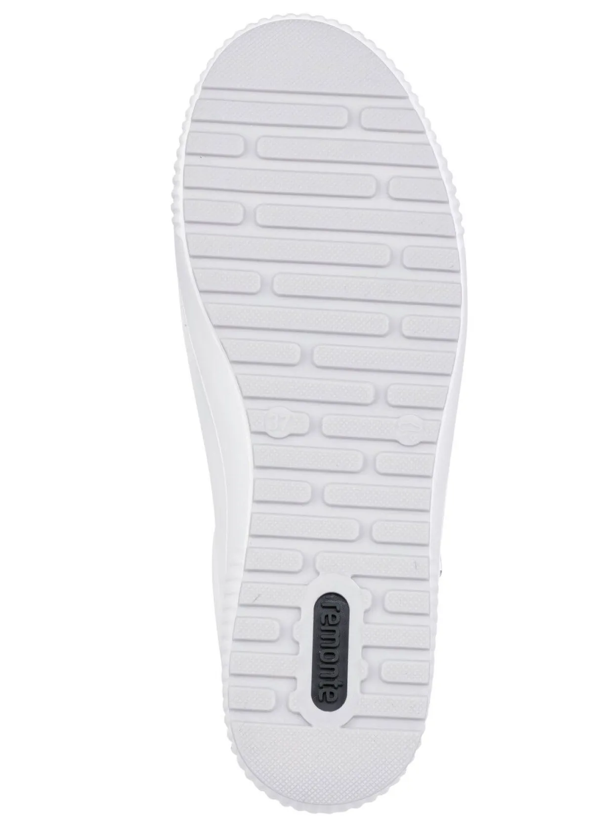 Hot Remonte , sportliche Damen-Sneaker, Weite G, mit herausnehmbarem Fußbett WEISS