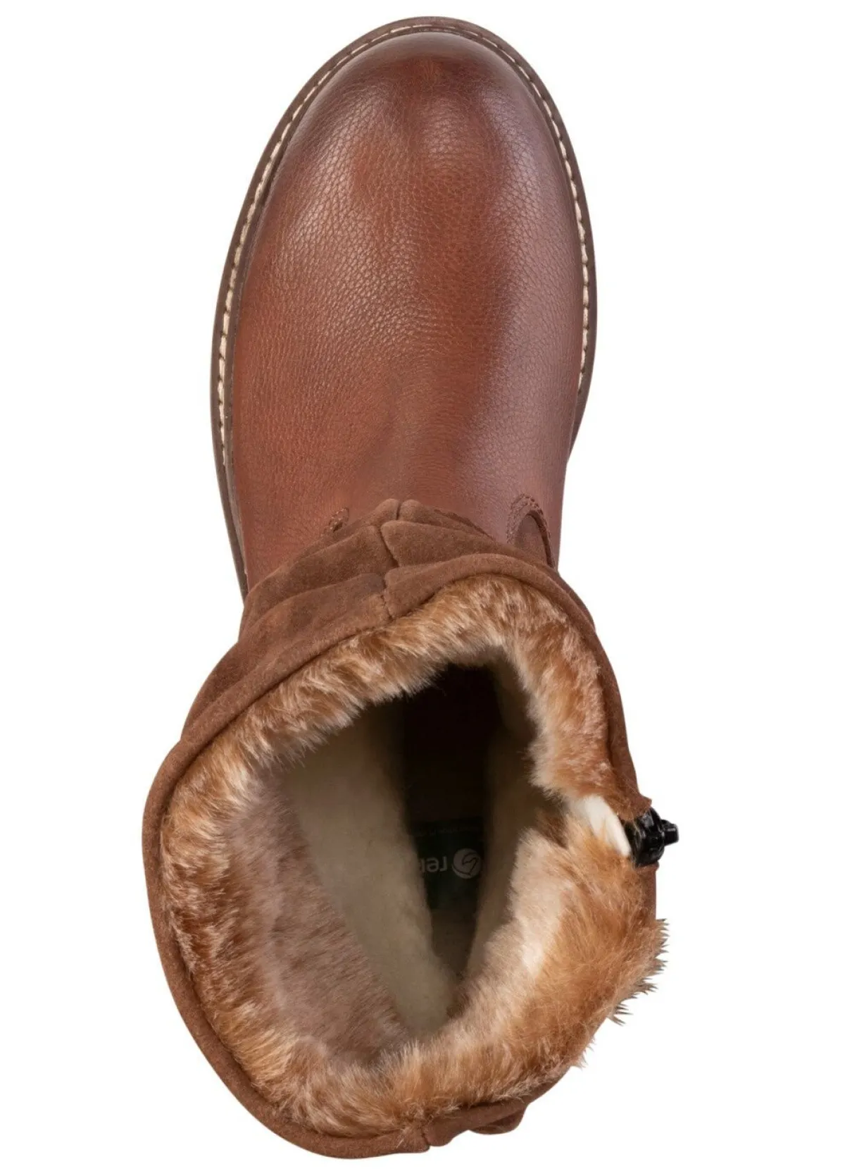 Online Remonte Stiefel mit Raffung BRAUN