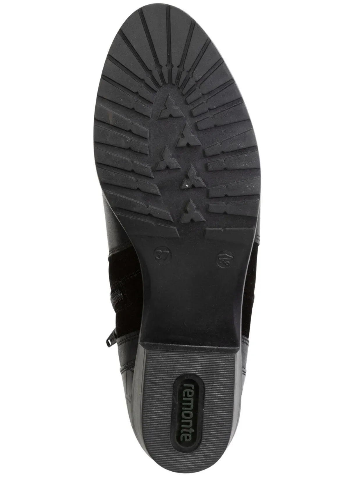 Outlet Remonte Stiefelette mit seitlicher Zier-Naht SCHWARZ