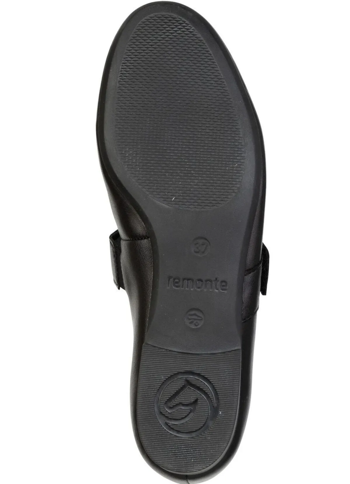 Clearance BADER Remonte, trendige Damen-Spangenschuhe, mit herausnehmbarem Fußbett SCHWARZ
