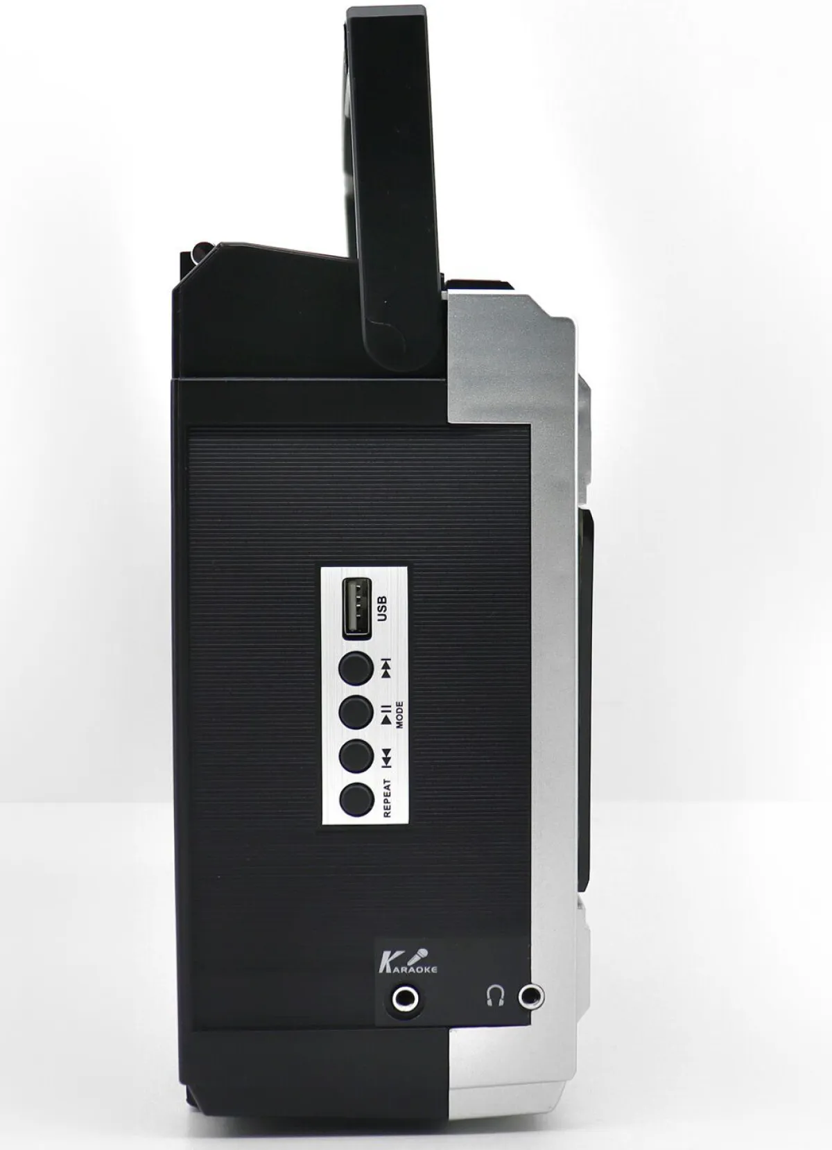 Outlet SOUNDMASTER Retro Kassettenrekorder SILBER-SCHWARZ