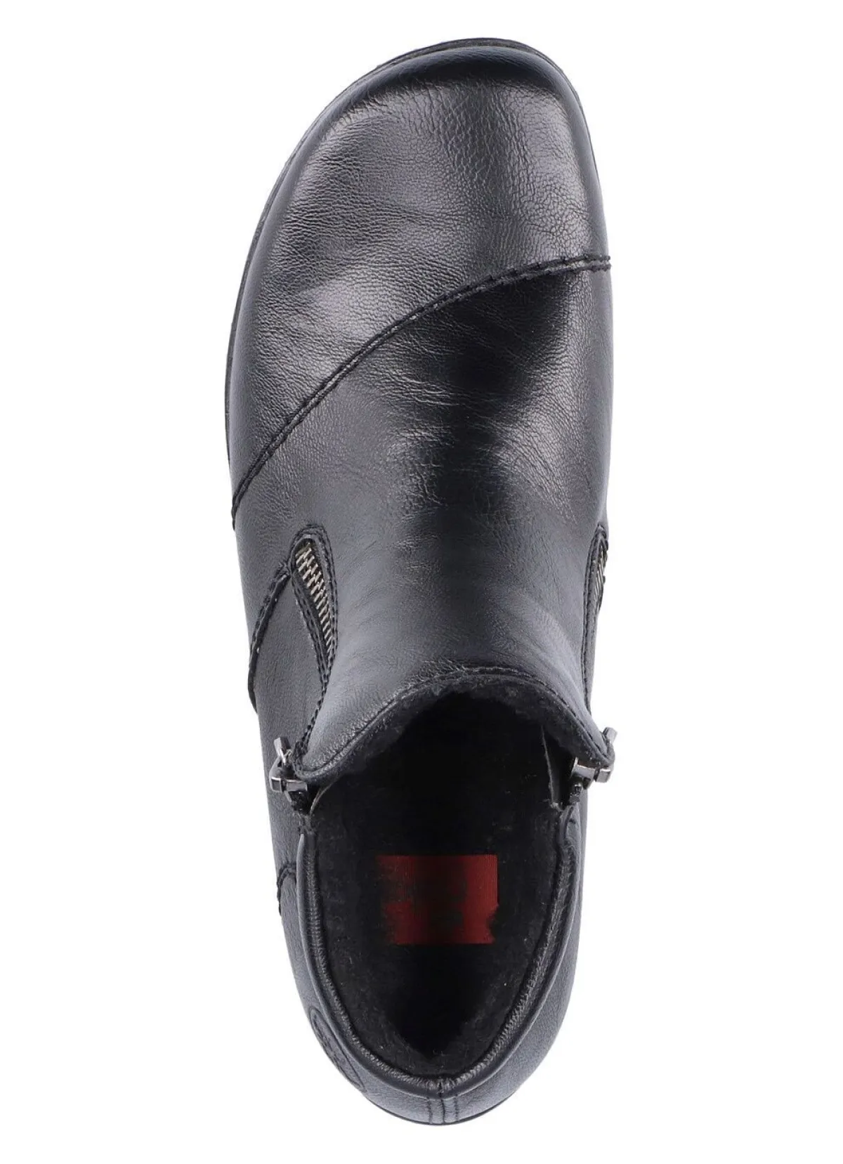 Rieker Bootie mit Ziersteppung SCHWARZ