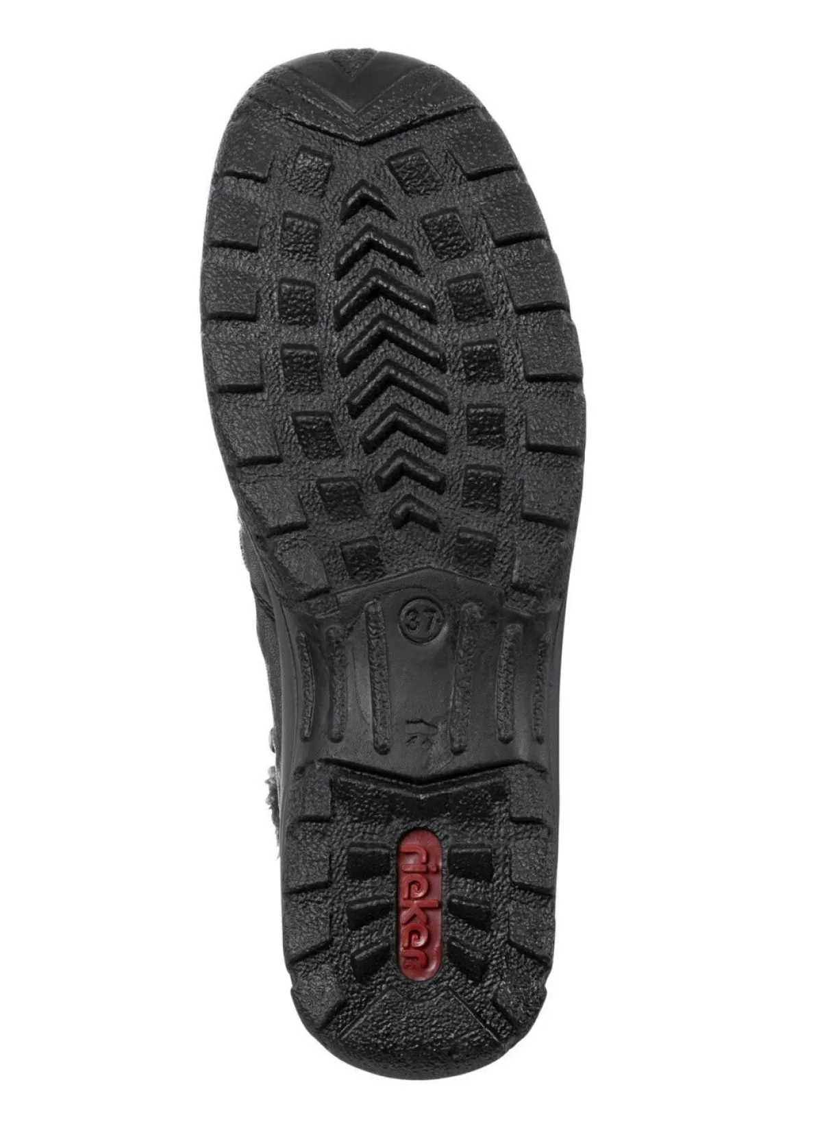 New Rieker , gefütterte Damen-Boots, Winterschuhe, mit Reißverschluss SCHWARZ