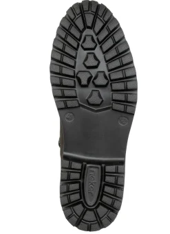 New Rieker , gefütterte Herren-Boots, Winterschuhe, Weite H, mit Reißverschluss ANTHRAZIT