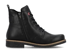 Discount Rieker , klassische Damen-Stiefeletten, mit Reißverschluss SCHWARZ