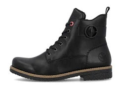 Discount Rieker , klassische Damen-Stiefeletten, mit Reißverschluss SCHWARZ