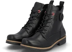 Discount Rieker , klassische Damen-Stiefeletten, mit Reißverschluss SCHWARZ