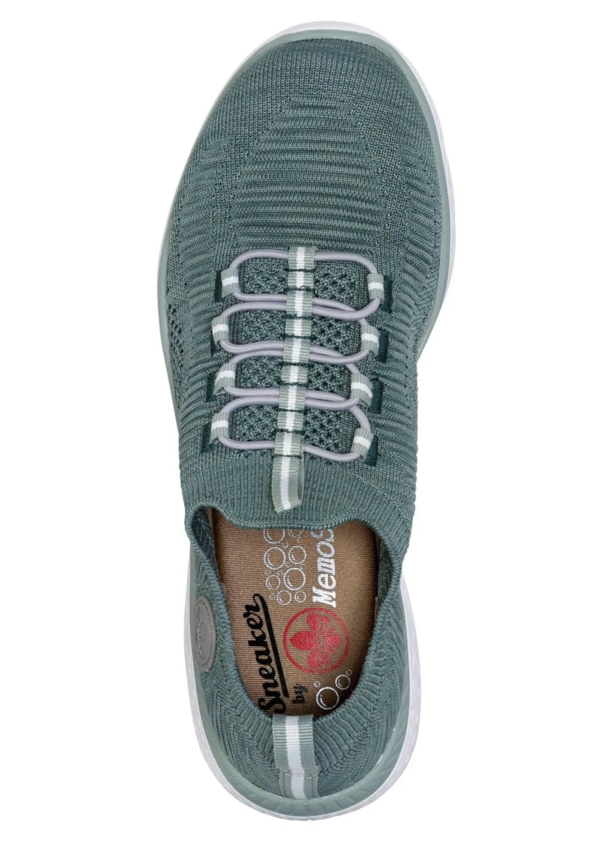 Sale BADER Rieker, leichte Damen-Sneaker, Weite G, mit MemoSoft-Textileinlage MINT