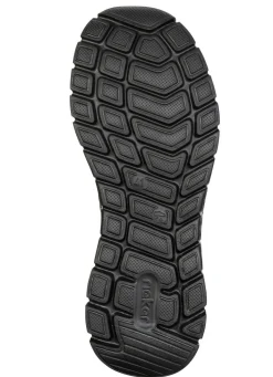 Clearance Rieker , leichte Herren-Slipper, mit verstärkter Hinterkappe SCHWARZ