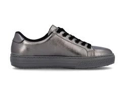 Clearance Rieker , modische Damen-Sneaker, mit Reißverschluss ALTSILBER