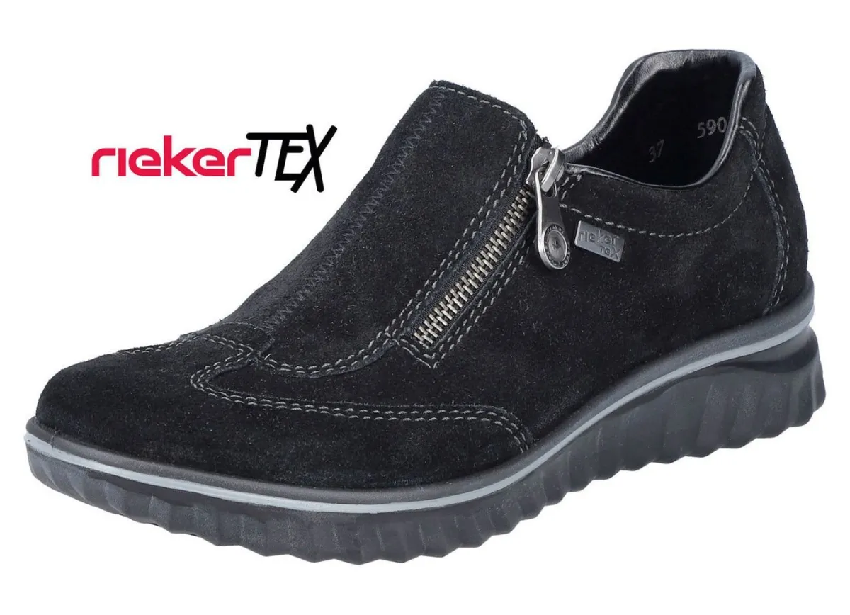 Online Rieker Slipper mit Klimamembrane ausgestattet SCHWARZ