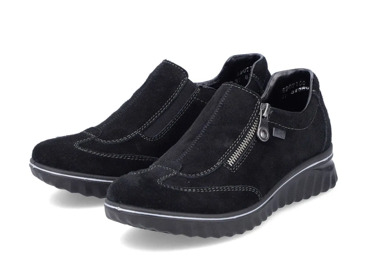 Online Rieker Slipper mit Klimamembrane ausgestattet SCHWARZ