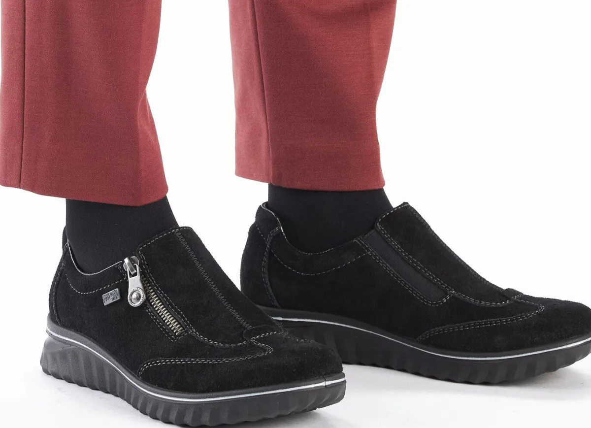 Online Rieker Slipper mit Klimamembrane ausgestattet SCHWARZ