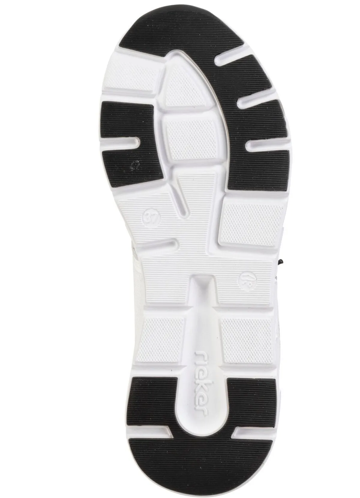 New Rieker Sneaker aus teilweise beschichtetem Meshmaterial WEISS