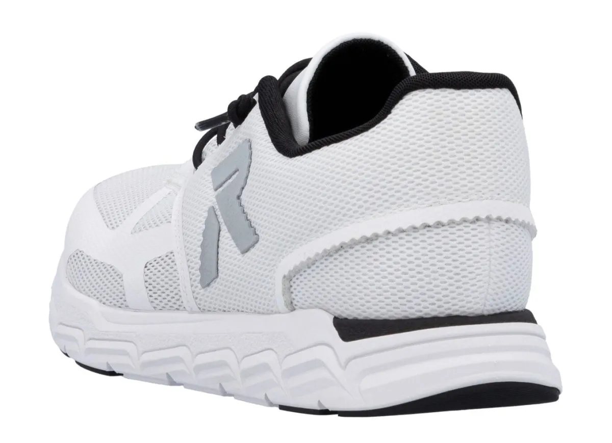 New Rieker Sneaker aus teilweise beschichtetem Meshmaterial WEISS
