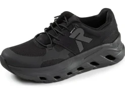 Rieker , sportive Damen-Sneaker, Weite G, mit herausnehmbarem Fußbett SCHWARZ