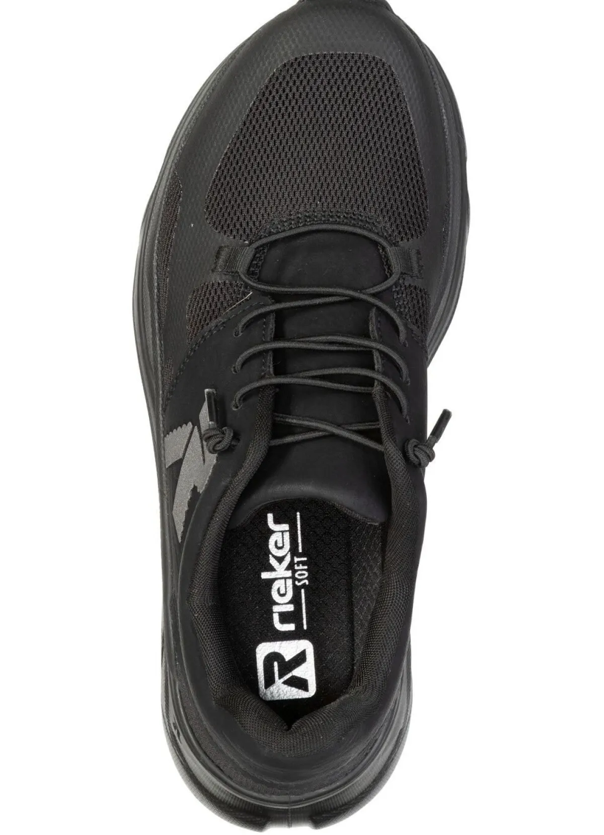 Rieker , sportive Damen-Sneaker, Weite G, mit herausnehmbarem Fußbett SCHWARZ