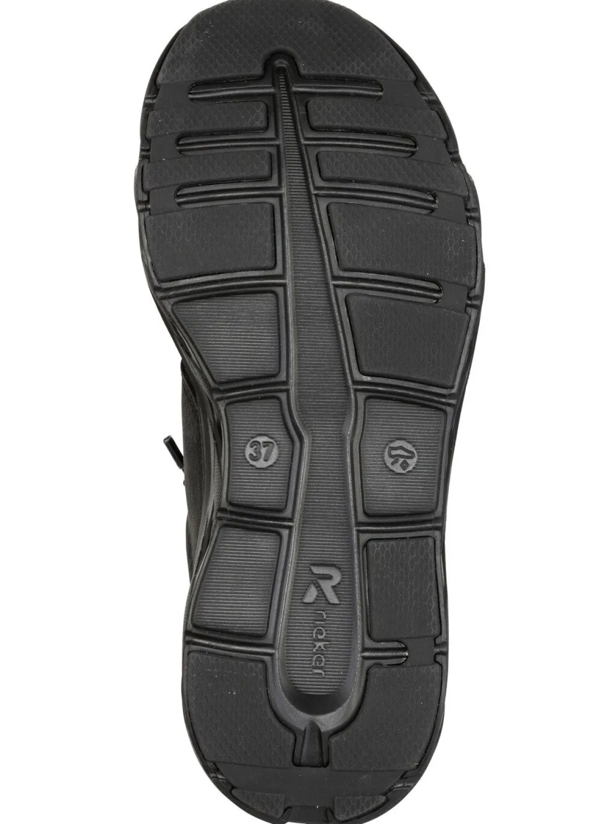 Rieker , sportive Damen-Sneaker, Weite G, mit herausnehmbarem Fußbett SCHWARZ