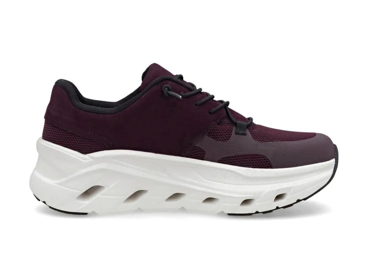 Rieker , sportive Damen-Sneaker, Weite G, mit herausnehmbarem Fußbett WEINROT