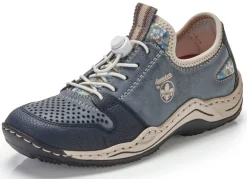 New Rieker , sportliche Damen-Sneaker, mit herausnehmbarem Fußbett JEANS-BEIGE