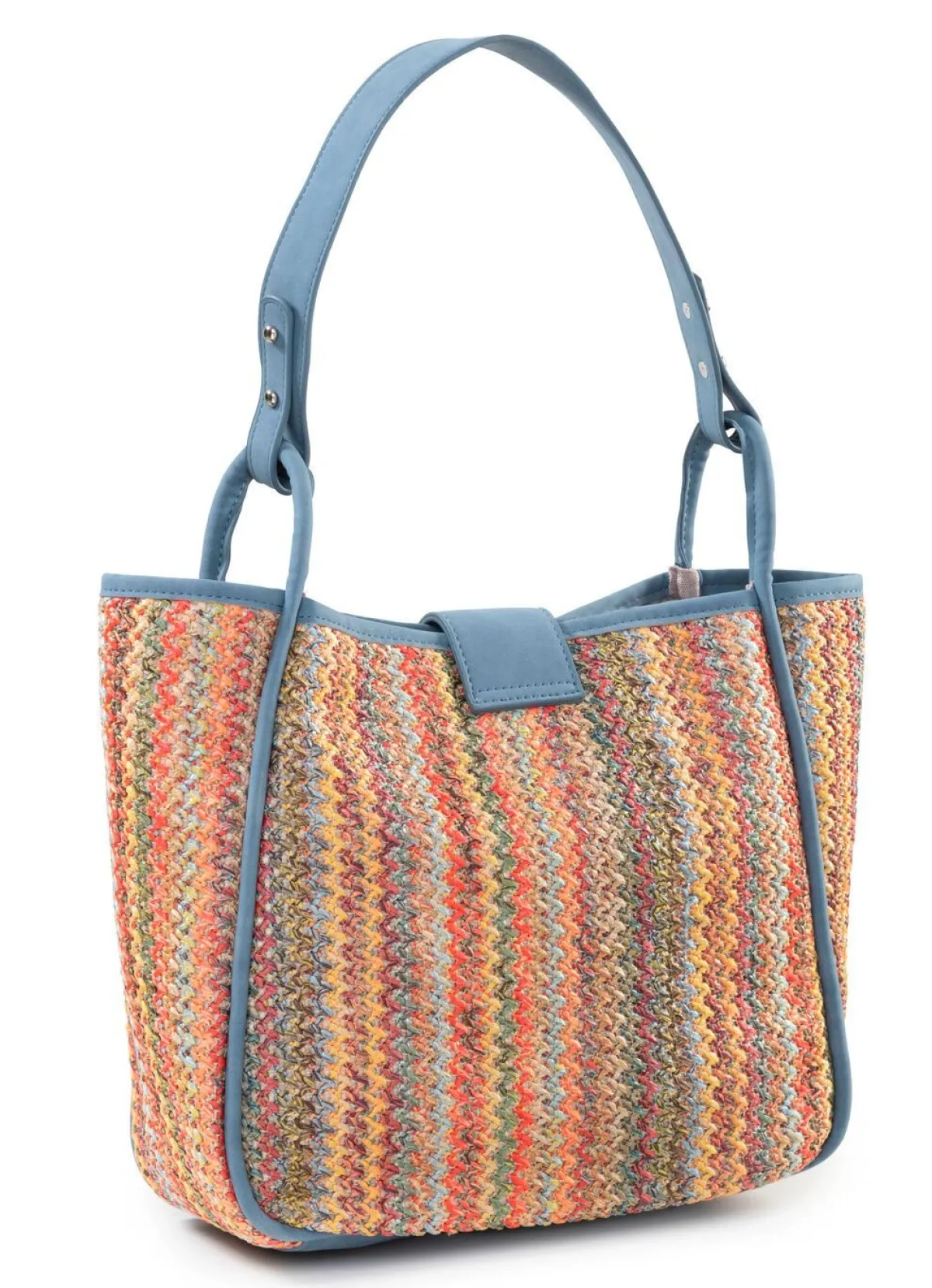 Outlet Rieker , Tasche, Damen, mit herausnehmbarer Innentasche BLAU-MULTICOLOR