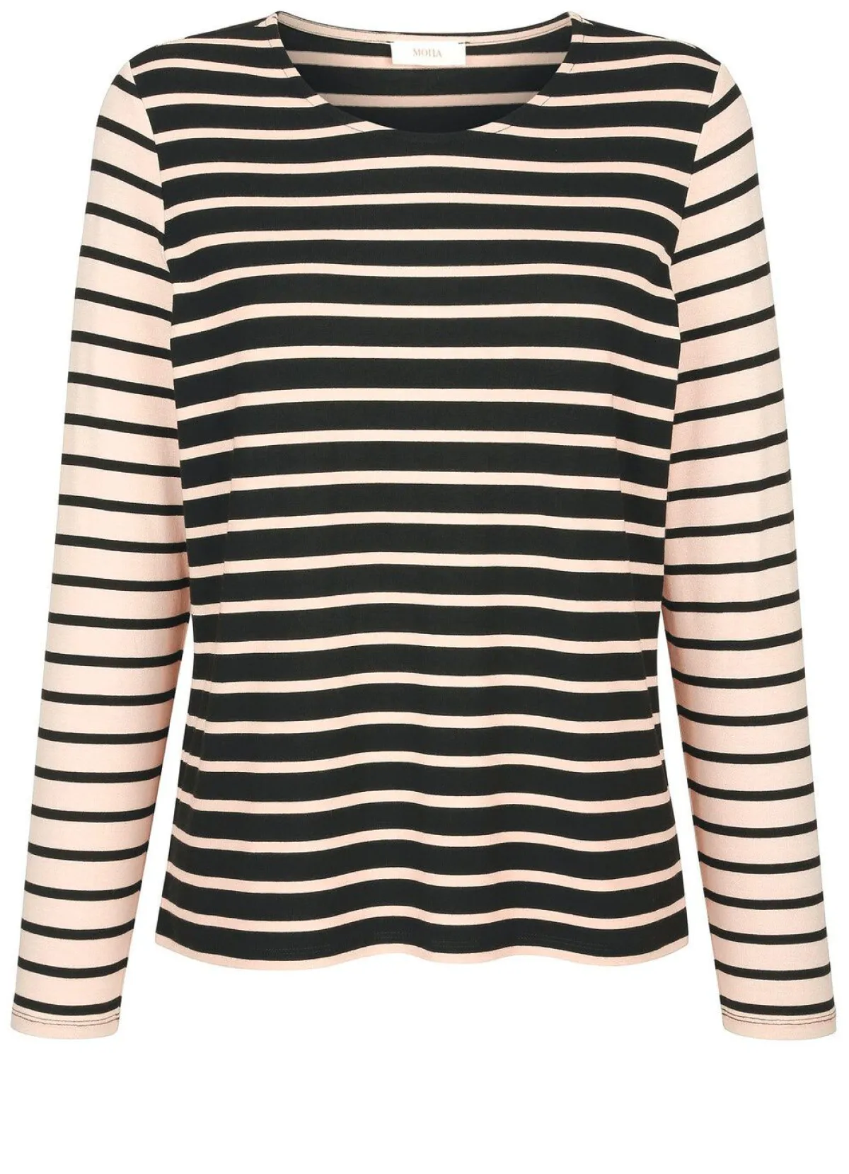 Clearance BADER Ringelshirt SAND-SCHWARZ