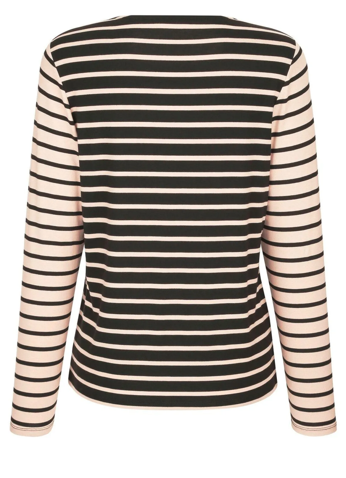 Clearance BADER Ringelshirt SAND-SCHWARZ