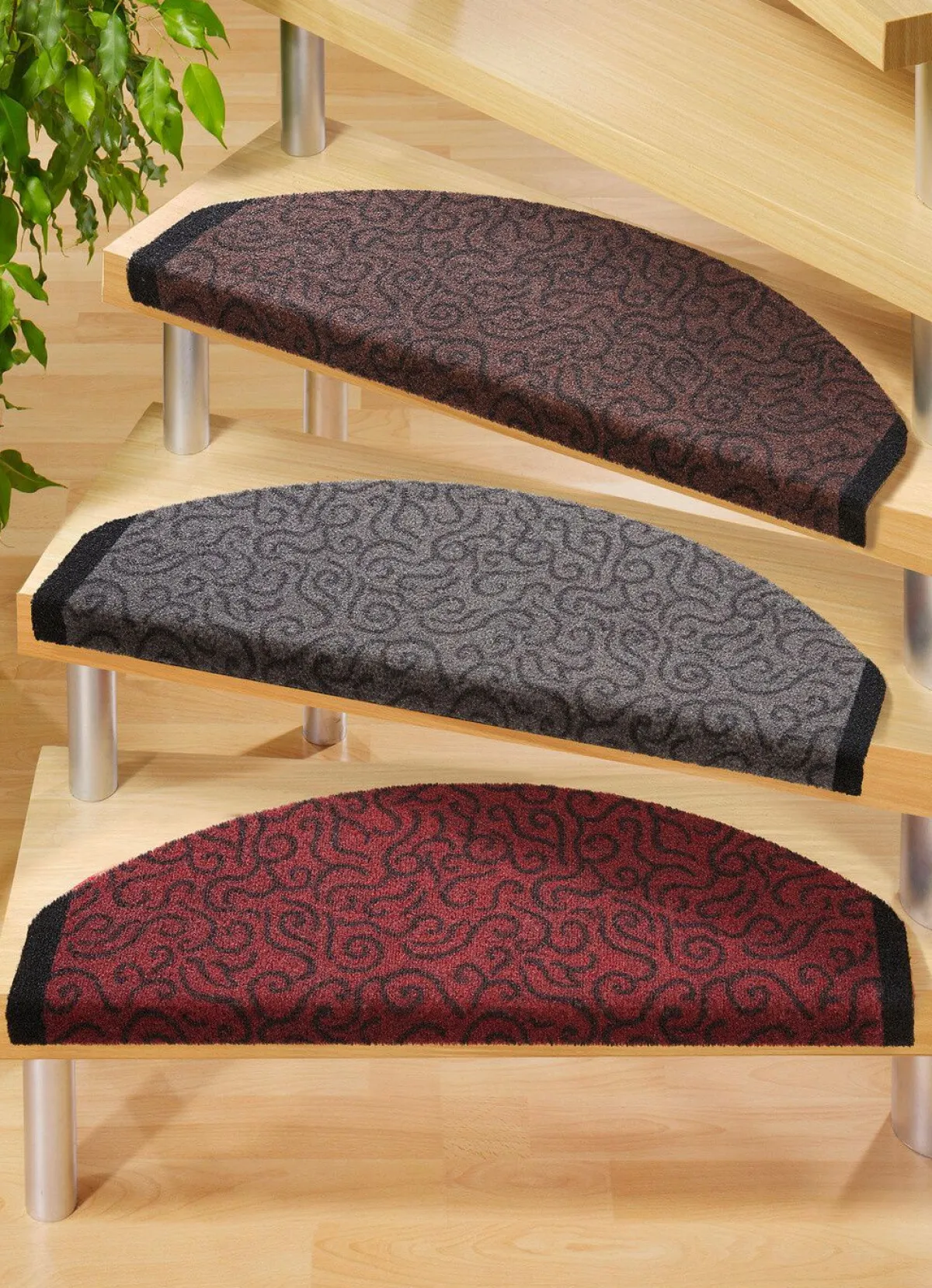 Clearance BADER Robuste Stufenmatten mit bedrucktem Rand
