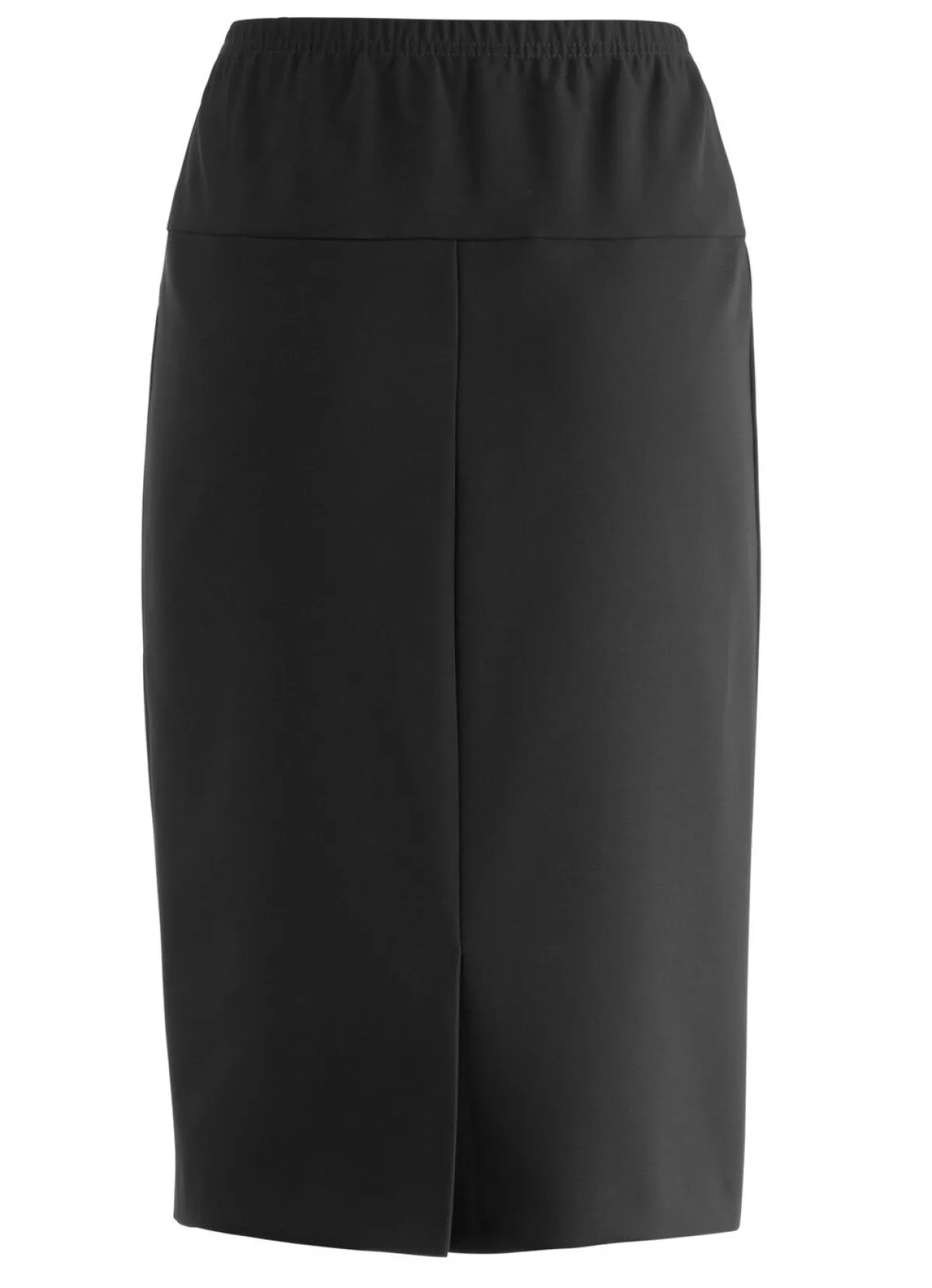 Outlet KLAUS MODELLE MADE IN GERMANY Rock in gerader Schnittführung SCHWARZ