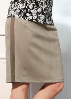 BADER Rock in Wildleder-Optik TAUPE